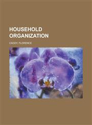Household Organization,1459082826,9781459082823