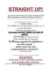 Straight Up!,130096152X,9781300961529