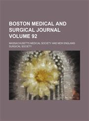 Boston medical and surgical journal Volume 92,1153878305,9781153878302