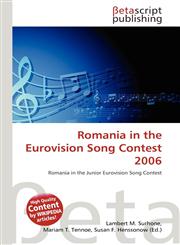 Romania in the Eurovision Song Contest 2006,6135090372,9786135090376