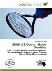2008 US Open - Boys' Doubles,6135716689,9786135716689
