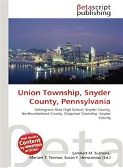 Union Township, Snyder County, Pennsylvania,6135003666,9786135003666