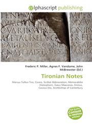 Tironian Notes,6134258903,9786134258906