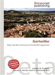 Gertwiller,6136219050,9786136219059