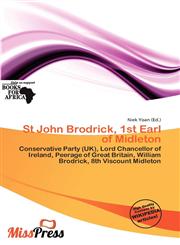 St John Brodrick, 1st Earl of Midleton,6200776296,9786200776297