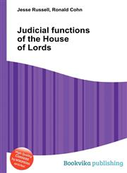 Judicial Functions of the House of Lords,5511012017,9785511012018
