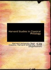 Harvard Studies in Classical Philology,1110986718,9781110986712