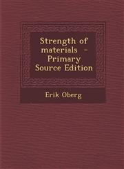 Strength of Materials - Primary Source Edition,1287896499,9781287896494