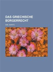 Das Griechische Burgerrecht,1235216055,9781235216053