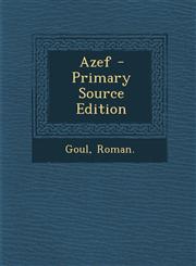 Azef,1287688985,9781287688983