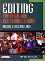 Editing for Print and Electronic media 1st Edition,817884351X,9788178843513