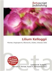 Lilium Kelloggii,6134863394,9786134863391