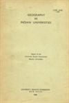 Geography in Indian Universities : Report of the University Grants Commission Review Committee