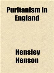 Puritanism in England,1153233479,9781153233477