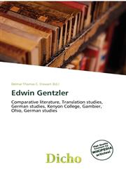 Edwin Gentzler,6136953943,9786136953946