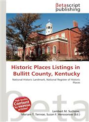 Historic Places Listings in Bullitt County, Kentucky,6136379929,9786136379920