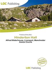 Hinderton Hall,6135706756,9786135706758