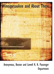 Winnipesaukee and About There,1140659669,9781140659662