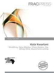 Kola Kwariani,613965162X,9786139651627