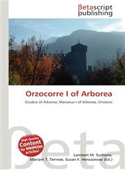 Orzocorre I of Arborea,6137584720,9786137584729