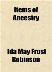 Items of Ancestry,1152974653,9781152974654
