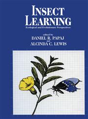 Insect Learning Ecology and Evolutinary Perspectives,0412025612,9780412025617