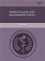 Models of second-order superintegrable systems.,1244067539,9781244067530
