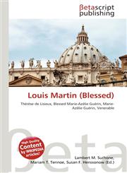 Louis Martin (Blessed),613309558X,9786133095588
