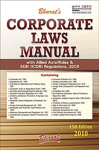 Bharat's Corporate Laws Manual (With Free Download) 15th Edition,8177335901,9788177335903