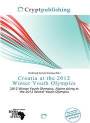 Croatia at the 2012 Winter Youth Olympics,6200741387,9786200741387
