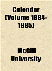 Calendar (Volume 1884-1885),1151944025,9781151944023