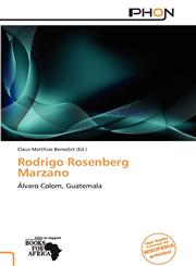 Rodrigo Rosenberg Marzano,6137945650,9786137945650