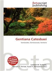 Gentiana Catesbaei,6133504617,9786133504615