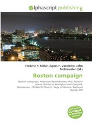 Boston Campaign,6130009569,9786130009564