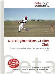 Old Leightonians Cricket Club,6134488615,9786134488617