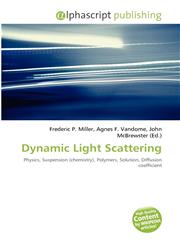 Dynamic Light Scattering,613281664X,9786132816641