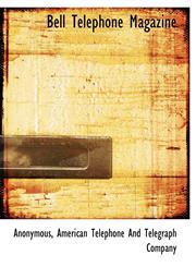 Bell Telephone Magazine,1140179829,9781140179825