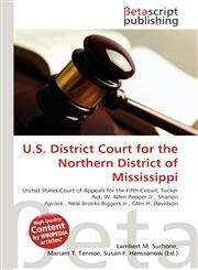 U.S. District Court for the Northern District of Mississippi,6135370383,9786135370386