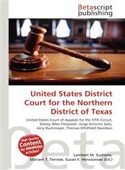 United States District Court for the Northern District of Texas,6134773700,9786134773706