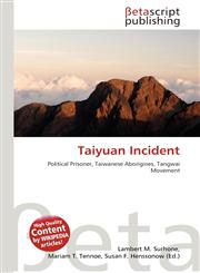 Taiyuan Incident,6134880302,9786134880305