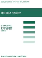 Nitrogen Fixation,0792314107,9780792314103