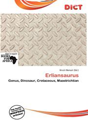 Erliansaurus,6137497089,9786137497081