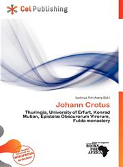 Johann Crotus,6201302107,9786201302105