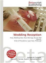 Wedding Reception,6130466234,9786130466237