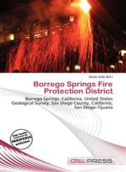 Borrego Springs Fire Protection District,613677304X,9786136773049