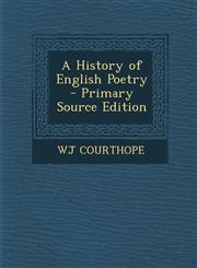 History of English Poetry,1289470170,9781289470173