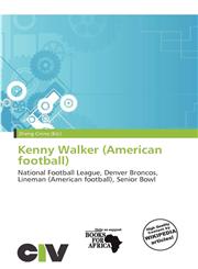 Kenny Walker (American football),613831624X,9786138316244