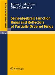 Semi-algebraic Function Rings and Reflectors of Partially Ordered Rings,3540664602,9783540664604