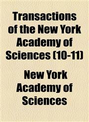 Transactions of the New York Academy of Sciences (10-11),1458986993,9781458986993