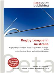 Rugby League in Australia,613044351X,9786130443511